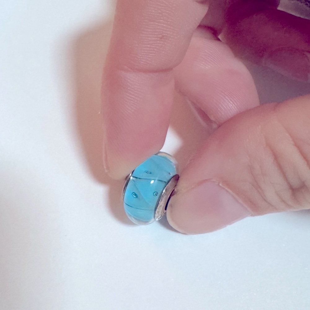 Pandora blue charm
